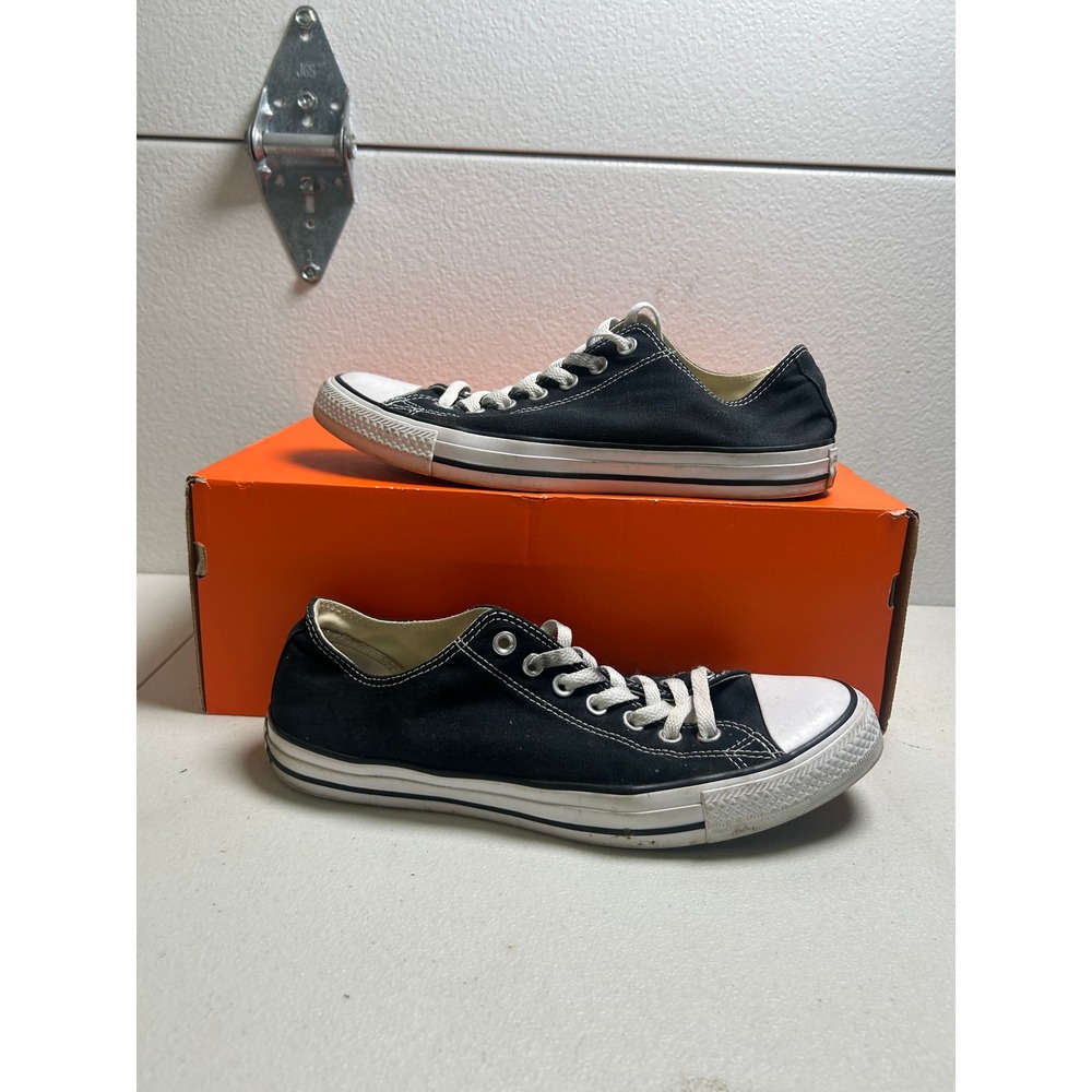 Converse Chuck Taylor All Star Low Black White Size 10 #3110